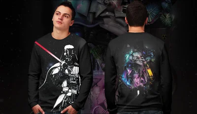 Свитшоты с полной запечаткой: Звездные войны - пробуждение силы